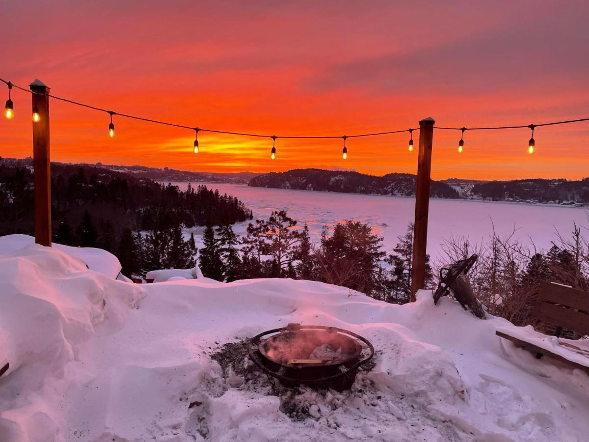 Gite Du Haut Des Arbres Chicoutimi Exterior foto